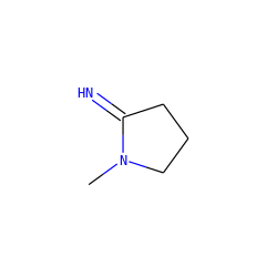 CN1CCCC1=N ZINC000020443797