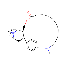 CN1CCCCCCCCCC(=O)OC[C@H]2[C@@H](C[C@H]3CC[C@H]2N3C)c2ccc1cc2 ZINC000253674190