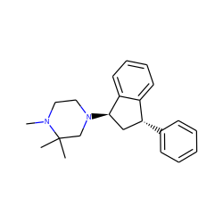 CN1CCN([C@@H]2C[C@@H](c3ccccc3)c3ccccc32)CC1(C)C ZINC000022938017