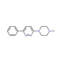 CN1CCN(c2ccc(-c3ccccc3)nn2)CC1 ZINC000013777200