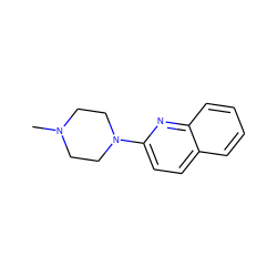 CN1CCN(c2ccc3ccccc3n2)CC1 ZINC000000403653