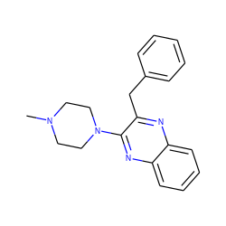 CN1CCN(c2nc3ccccc3nc2Cc2ccccc2)CC1 ZINC000029054164