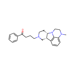 CN1CCN2c3c(cccc31)[C@@H]1CN(CCCC(=O)c3ccccc3)CC[C@@H]12 ZINC000169309773