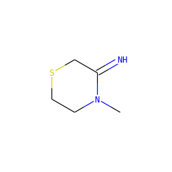 CN1CCSCC1=N ZINC000169331764