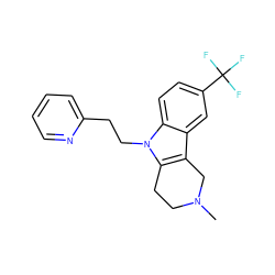 CN1CCc2c(c3cc(C(F)(F)F)ccc3n2CCc2ccccn2)C1 ZINC000071294943