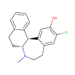 CN1CCc2cc(Cl)c(O)cc2[C@@H]2c3ccccc3CC[C@H]21 ZINC000029562295