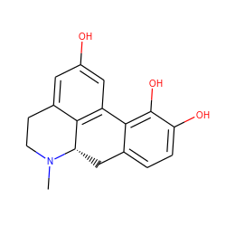 CN1CCc2cc(O)cc3c2[C@@H]1Cc1ccc(O)c(O)c1-3 ZINC000003874842