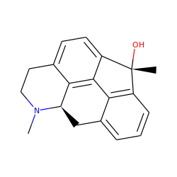 CN1CCc2ccc3c4c2[C@H]1Cc1cccc(c1-4)[C@@]3(C)O ZINC000013806913