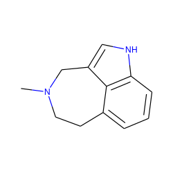 CN1CCc2cccc3[nH]cc(c23)C1 ZINC000027720135