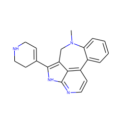 CN1Cc2c(C3=CCNCC3)[nH]c3nccc(c23)-c2ccccc21 ZINC001772635262