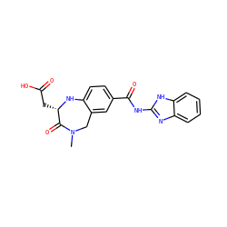 CN1Cc2cc(C(=O)Nc3nc4ccccc4[nH]3)ccc2N[C@@H](CC(=O)O)C1=O ZINC000013763785