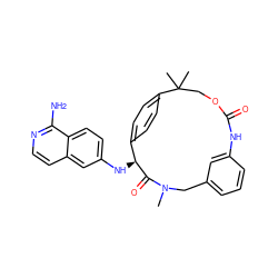 CN1Cc2cccc(c2)NC(=O)OCC(C)(C)c2ccc(cc2)[C@H](Nc2ccc3c(N)nccc3c2)C1=O ZINC000653838800