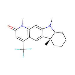 CN1c2cc3c(cc2[C@@]2(C)CCCC[C@@H]12)c(C(F)(F)F)cc(=O)n3C ZINC000027854526