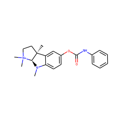 CN1c2ccc(OC(=O)Nc3ccccc3)cc2[C@]2(C)CC[N+](C)(C)[C@H]12 ZINC000053246963