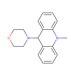 CN1c2ccccc2C(N2CCOCC2)c2ccccc21 ZINC000169374399