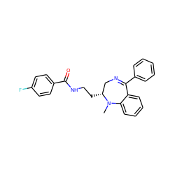 CN1c2ccccc2C(c2ccccc2)=NC[C@H]1CCNC(=O)c1ccc(F)cc1 ZINC000001494446