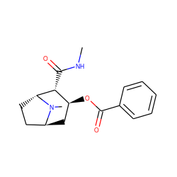 CNC(=O)[C@@H]1[C@@H](OC(=O)c2ccccc2)C[C@H]2CC[C@H]1N2C ZINC000100645058