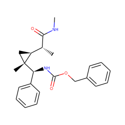CNC(=O)[C@H](C)[C@@H]1C[C@@]1(C)[C@@H](NC(=O)OCc1ccccc1)c1ccccc1 ZINC000006202028