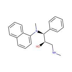 CNC[C@@H](O)[C@H](c1ccccc1)N(C)c1cccc2ccccc12 ZINC000040379153