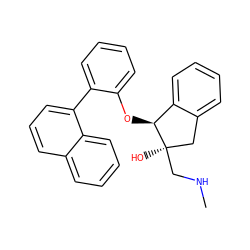 CNC[C@]1(O)Cc2ccccc2[C@@H]1Oc1ccccc1-c1cccc2ccccc12 ZINC000040860553
