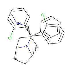 CNC[C@]1(c2ccccc2)C[C@@H]2CC[C@H](C1)N2C(c1ccccc1Cl)c1ccccc1Cl ZINC000299819570