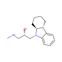 CNC[C@H](O)CN1c2ccccc2[C@H]2CCCC[C@@H]21 ZINC000073158295