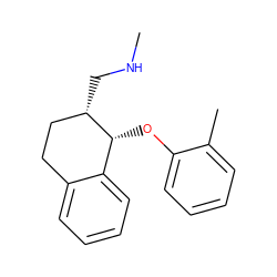 CNC[C@H]1CCc2ccccc2[C@H]1Oc1ccccc1C ZINC000040428687