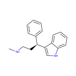 CNCC[C@@H](c1ccccc1)c1c[nH]c2ccccc12 ZINC000045496913