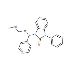 CNCC[C@@H](c1ccccc1)n1c(=O)n(-c2ccccc2)c2ccccc21 ZINC000034986369