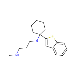 CNCCCNC1(c2cc3ccccc3s2)CCCCC1 ZINC000001657593