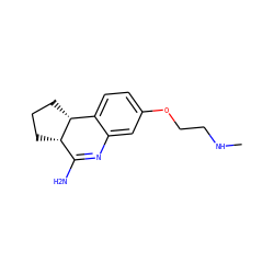 CNCCOc1ccc2c(c1)N=C(N)[C@@H]1CCC[C@H]21 ZINC000013490264