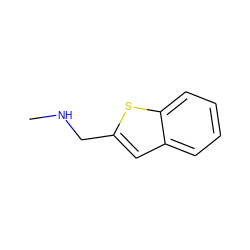 CNCc1cc2ccccc2s1 ZINC000000064947