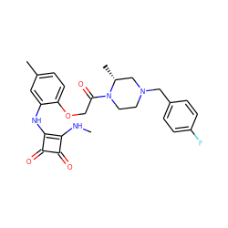 CNc1c(Nc2cc(C)ccc2OCC(=O)N2CCN(Cc3ccc(F)cc3)C[C@H]2C)c(=O)c1=O ZINC000101127215