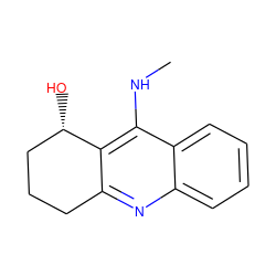 CNc1c2c(nc3ccccc13)CCC[C@@H]2O ZINC000014946471