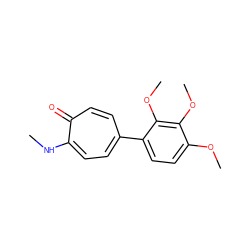 CNc1ccc(-c2ccc(OC)c(OC)c2OC)ccc1=O ZINC000013837249