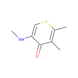 CNc1csc(C)c(C)c1=O ZINC000002475829