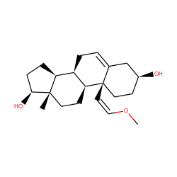 CO/C=C\[C@]12CC[C@H](O)CC1=CC[C@@H]1[C@@H]3CC[C@H](O)[C@@]3(C)CC[C@@H]12 ZINC000028569997