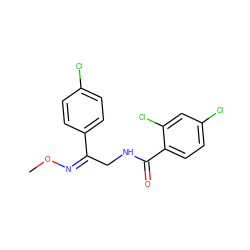 CO/N=C(/CNC(=O)c1ccc(Cl)cc1Cl)c1ccc(Cl)cc1 ZINC000005719835