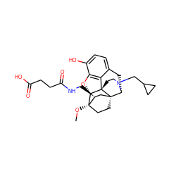 CO[C@@]12CC[C@@]3(C[C@@H]1CNC(=O)CCC(=O)O)[C@H]1Cc4ccc(O)c5c4[C@@]3(CCN1CC1CC1)[C@H]2O5 ZINC000220555098