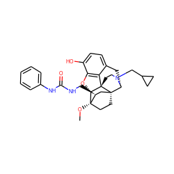 CO[C@@]12CC[C@@]3(C[C@@H]1CNC(=O)Nc1ccccc1)[C@H]1Cc4ccc(O)c5c4[C@@]3(CCN1CC1CC1)[C@H]2O5 ZINC000220555565