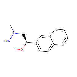 CO[C@@H](CN(C)N)c1ccc2ccccc2c1 ZINC000064499320