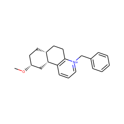 CO[C@@H]1CC[C@@H]2CCc3c(ccc[n+]3Cc3ccccc3)[C@@H]2C1 ZINC000026260982