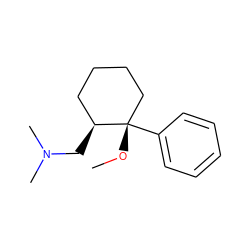 CO[C@]1(c2ccccc2)CCCC[C@@H]1CN(C)C ZINC000029128626