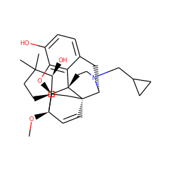 CO[C@]12C=C[C@@]3(C[C@]14CCC(C)(C)[C@H]4O)[C@H]1Cc4ccc(O)c5c4[C@@]3(CCN1CC1CC1)[C@@H]2O5 ZINC000036190592