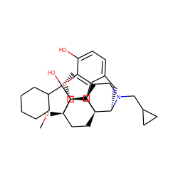 CO[C@]12CC[C@@]3(C[C@@H]1[C@](C)(O)C1CCCCC1)[C@H]1Cc4ccc(O)c5c4[C@@]3(CCN1CC1CC1)[C@H]2O5 ZINC000095589981