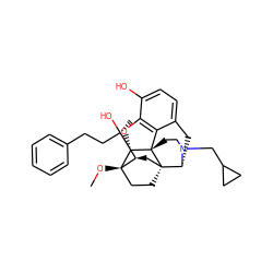 CO[C@]12CC[C@@]3(C[C@@H]1[C@](C)(O)CCc1ccccc1)[C@H]1Cc4ccc(O)c5c4[C@@]3(CCN1CC1CC1)[C@H]2O5 ZINC000095589166