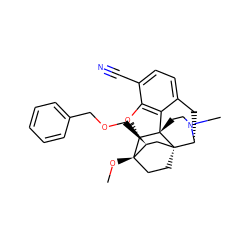 CO[C@]12CC[C@@]3(C[C@@H]1COCc1ccccc1)[C@H]1Cc4ccc(C#N)c5c4[C@@]3(CCN1C)[C@H]2O5 ZINC000148781984