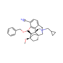 CO[C@]12CC[C@@]3(C[C@@H]1COCc1ccccc1)[C@H]1Cc4ccc(C#N)c5c4[C@@]3(CCN1CC1CC1)[C@H]2O5 ZINC000148697782