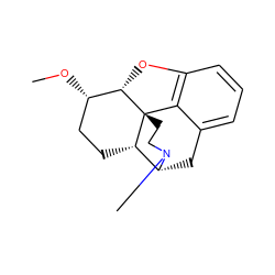 CO[C@H]1CC[C@H]2[C@H]3Cc4cccc5c4[C@@]2(CCN3C)[C@H]1O5 ZINC000029051293