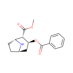 COC(=O)[C@@H]1[C@@H](OC(=O)c2ccccc2)C[C@H]2CC[C@H]1N2 ZINC000469647367